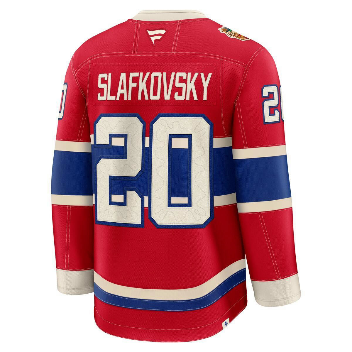 Juraj Slafkovsky Montreal Canadiens NHL Fanatics Branded Men's Red 2026 Heritage Classic Premium Jersey
