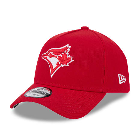 Toronto Blue Jays MLB New Era Men's Red 9Forty A-Frame Snapback Hat