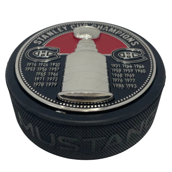 Montreal Canadiens NHL Ultra 3D Stanley Cup Medallion Hockey Puck