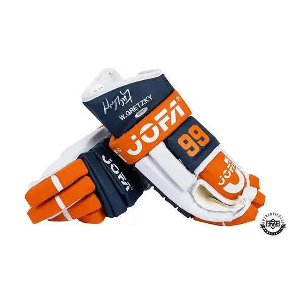 Wayne Gretzky Edmonton Oilers NHL Jofa Réplique signée du gant droit