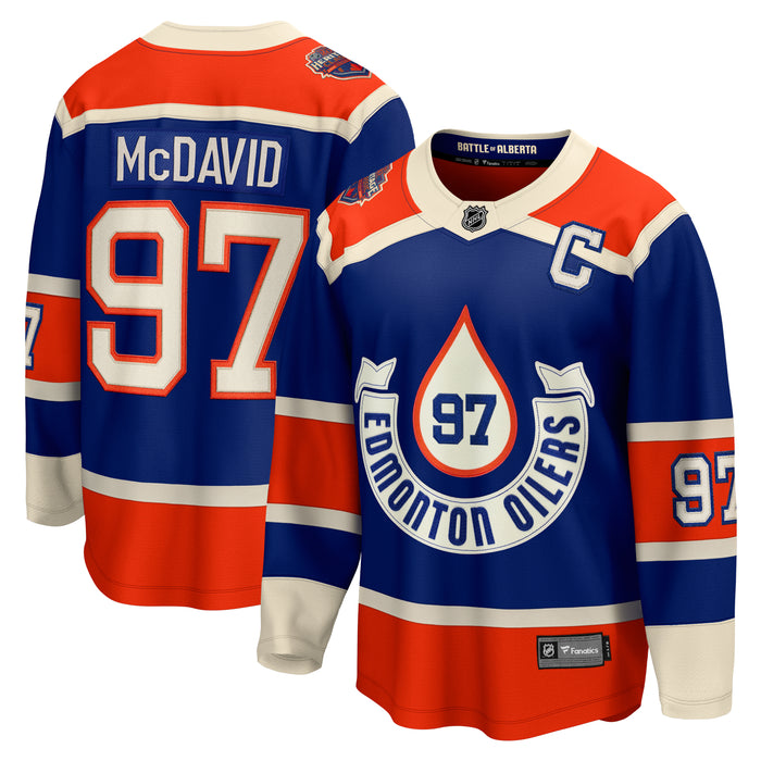 Connor McDavid Edmonton Oilers Reverse Retro Jersey Bobblehead FOCO