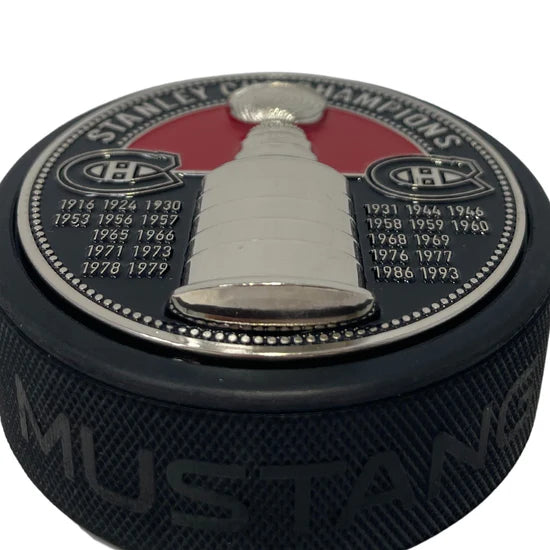 Montreal Canadiens NHL Ultra 3D Stanley Cup Medallion Hockey Puck