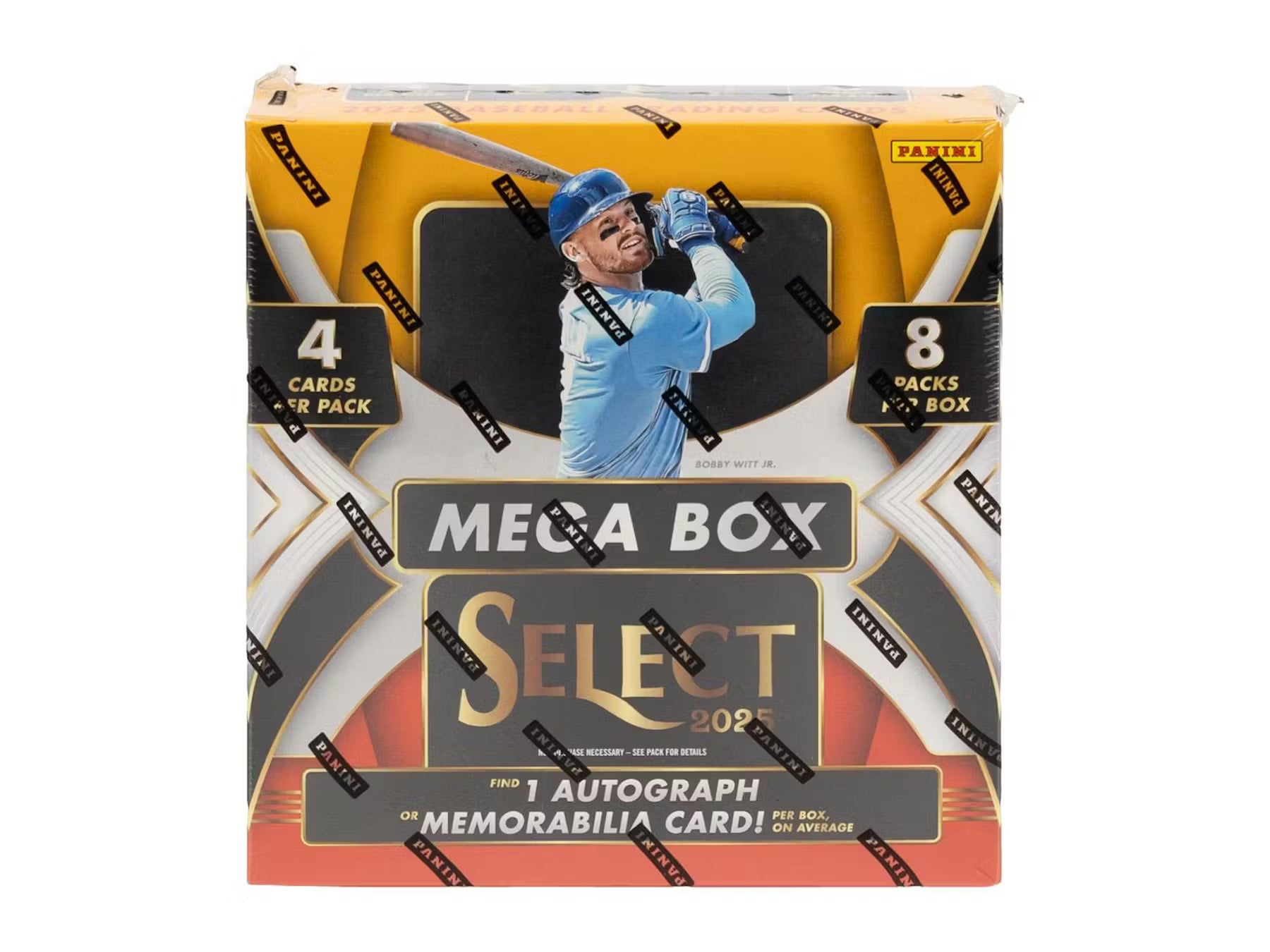 MLB 2025 Panini Select Baseball Hobby Mega Box Trading Cards