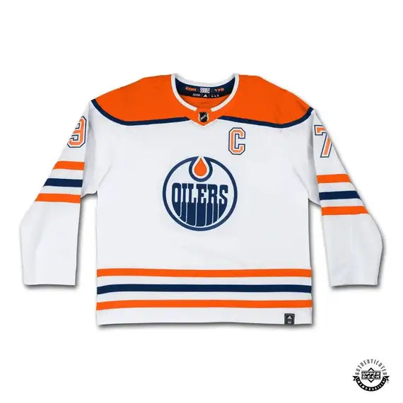 Connor McDavid Edmonton Oilers NHL Adidas White Autographed Reverse Retro Authentic Jersey