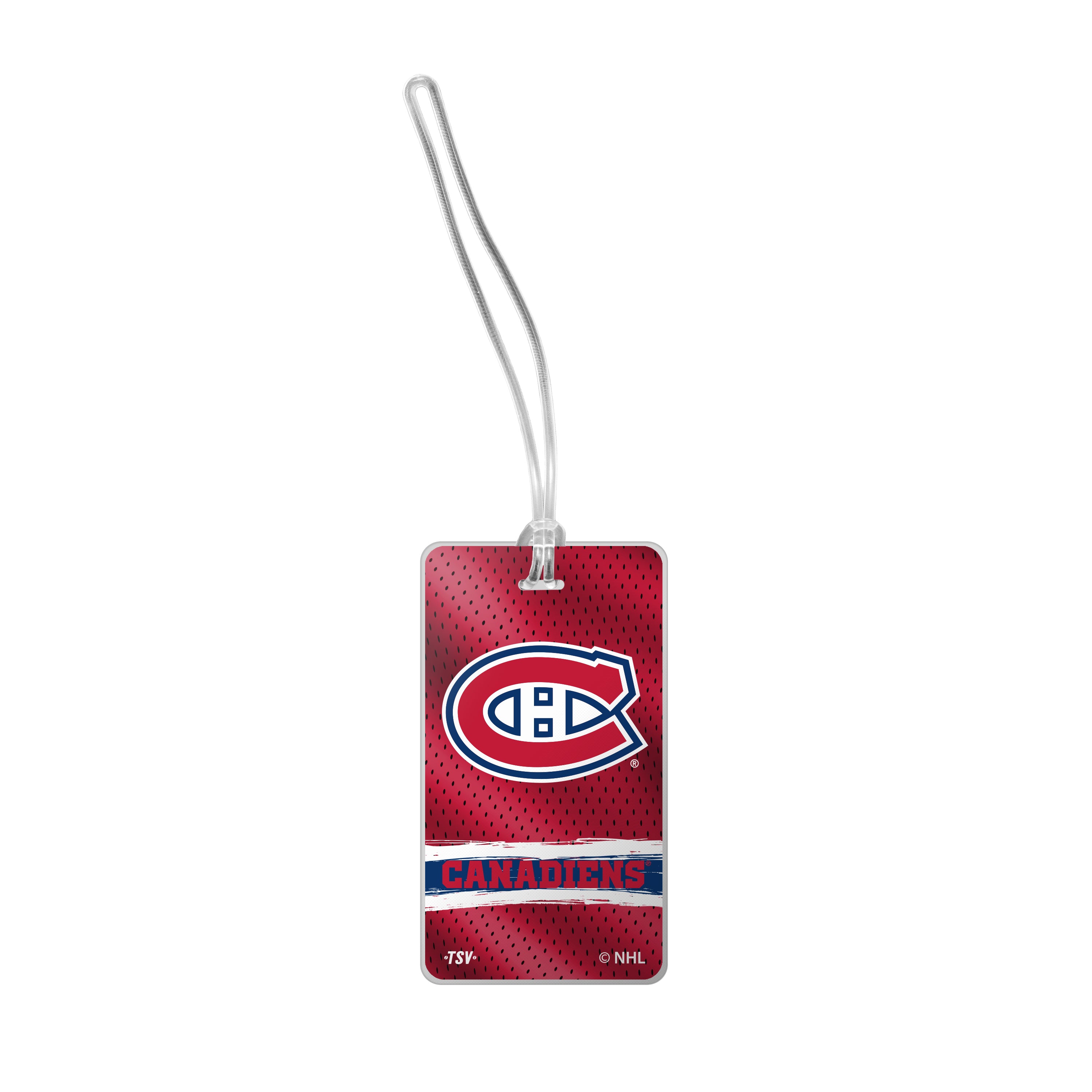 Étiquette d'identification de bagage NHL TSV des Canadiens de Montréal