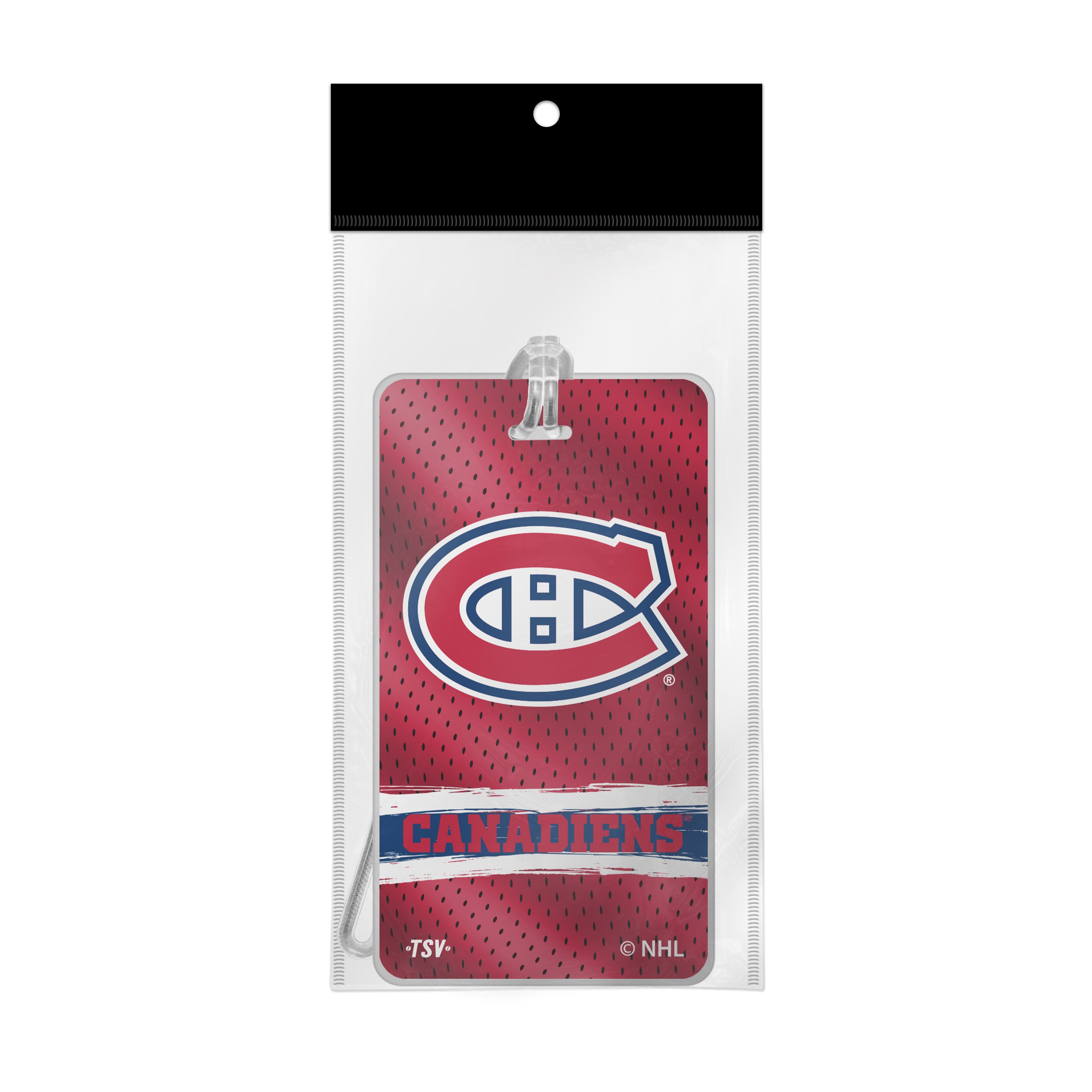 Étiquette d'identification de bagage NHL TSV des Canadiens de Montréal