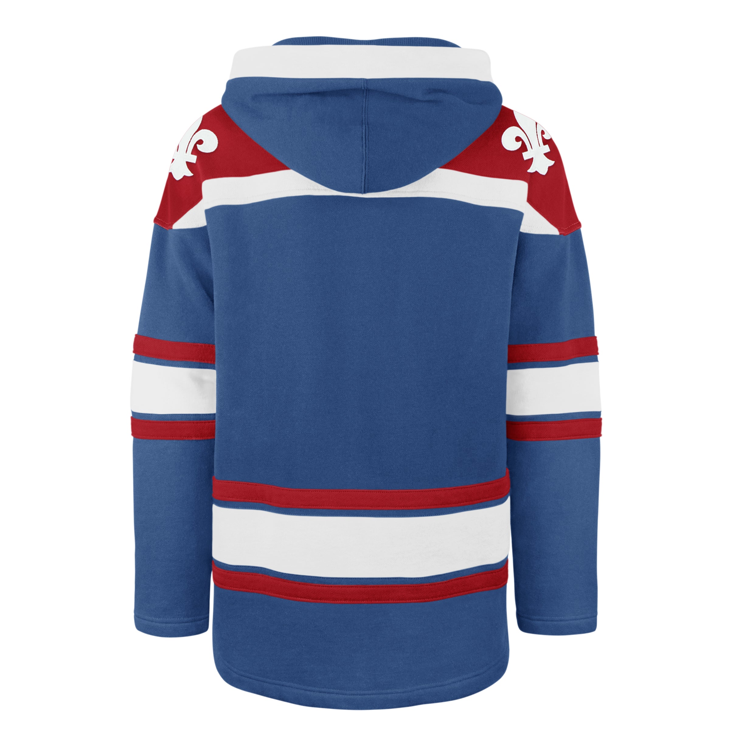 Nordiques de Québec NHL 47 Brand Sweat à capuche bleu clair Retro Freeze Superior Lacer pour hommes