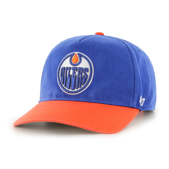 Edmonton Oilers NHL 47 Brand Men's Royal Blue Retro Freeze Hitch Adjustable Hat