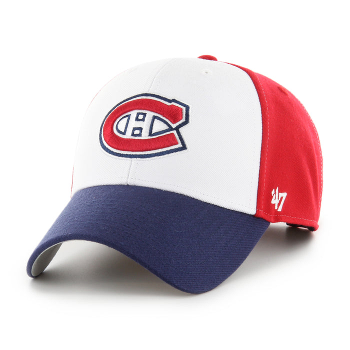 Montreal Canadiens NHL 47 Brand Men's Tri-Tine MVP Adjustable Hat