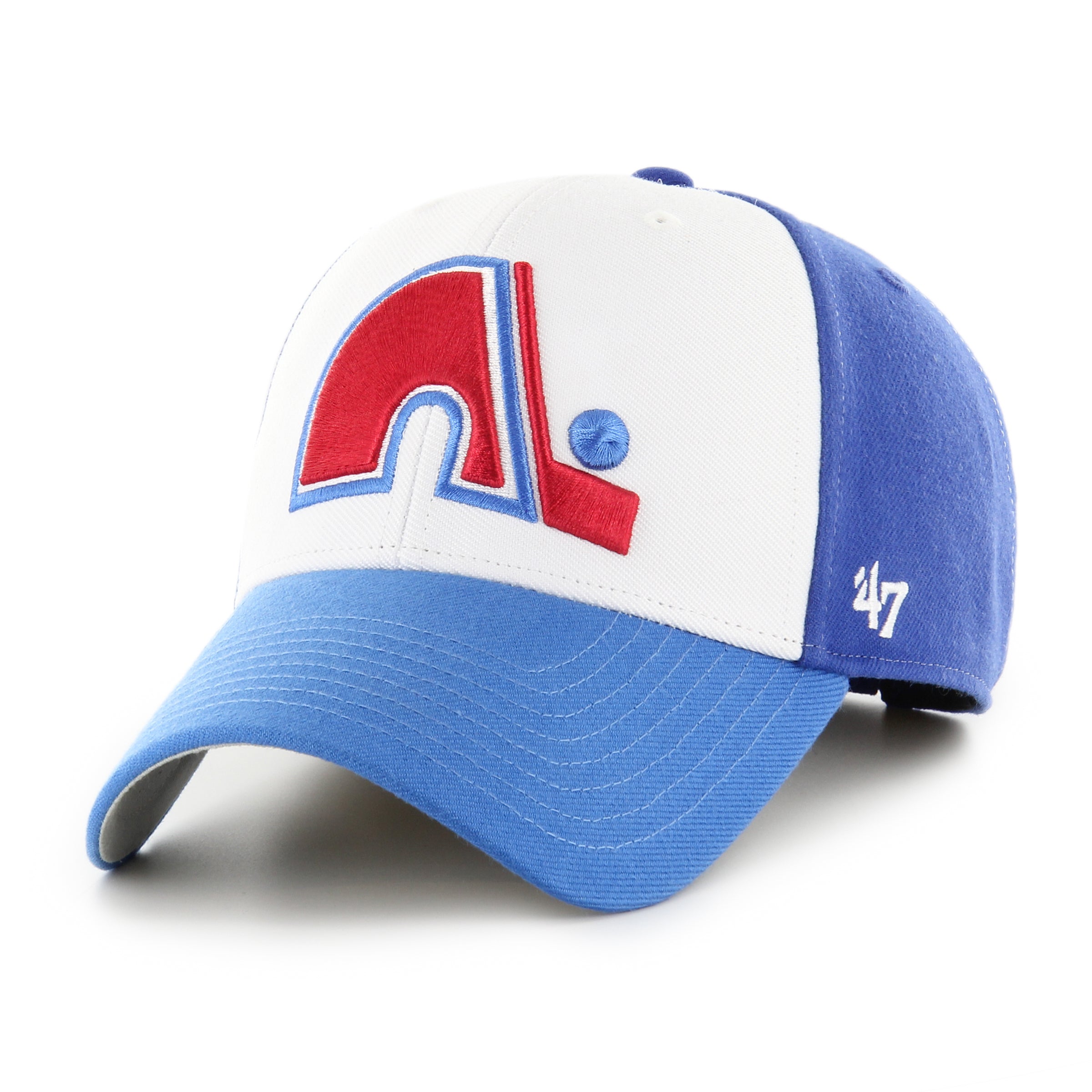 Casquette réglable Tri-Tine MVP des Nordiques de Québec NHL 47 pour hommes