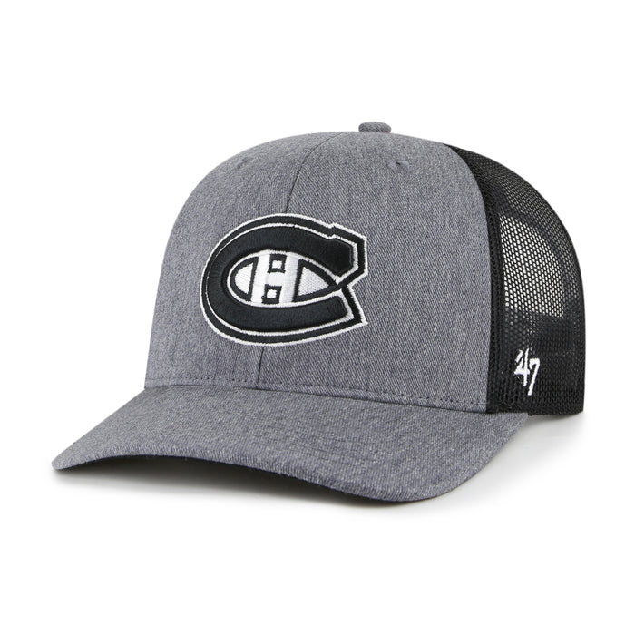 Montreal Canadiens NHL 47 Brand Men's Carbon Trucker Snapback