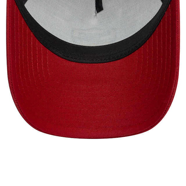 Casquette snapback New Era 9Forty Trucker Core blanche/rouge pour homme de l'AS Roma Serie A