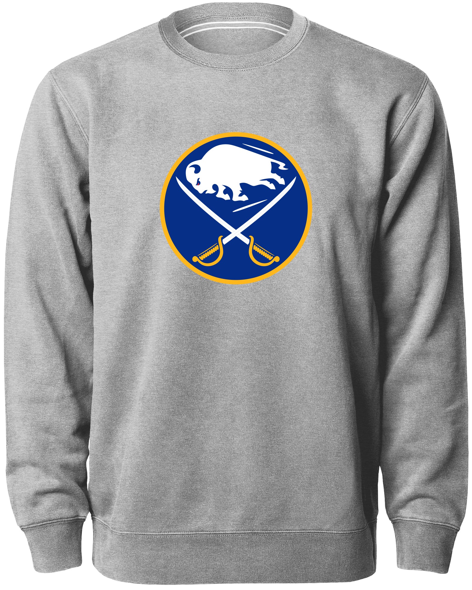 Buffalo Sabres NHL Bulletin Pull athlétique gris en sergé avec logo Express pour hommes