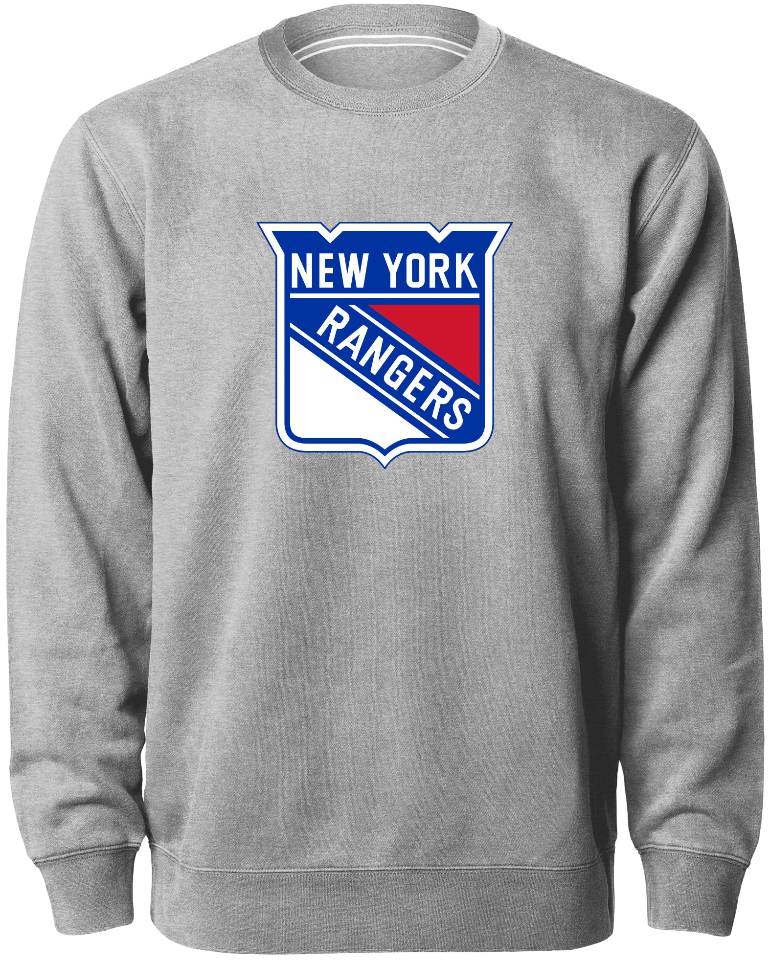 Chandail à logo Express en sergé gris athlétique pour hommes, Bulletin LNH des Rangers de New York