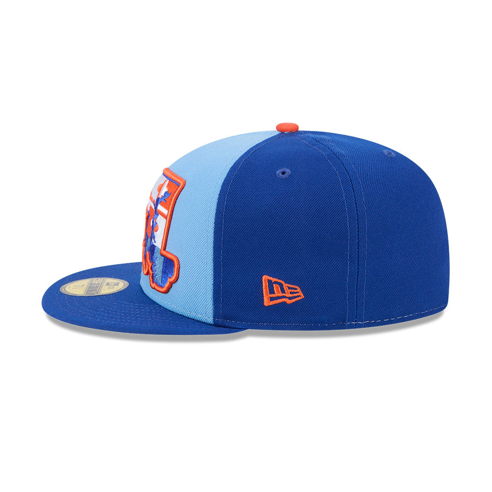 Aberdeen IronBirds MiLB New Era Men's Light Blue/Royal 59Fifty Alternate Authentic Collection Fitted Hat