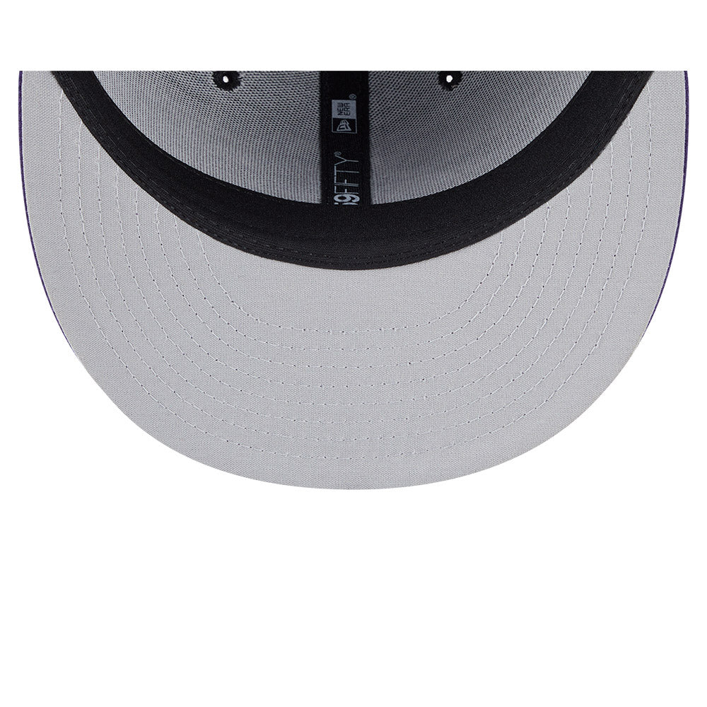 Albuquerque Isotopes MiLB New Era Men's Black/Purple 59Fifty Alternate Authentic Collection Fitted Hat