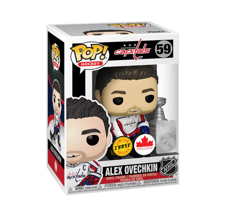 Alexander Ovechkin Washington Capitals NHL Funko POP Chase Edition Figurine en vinyle