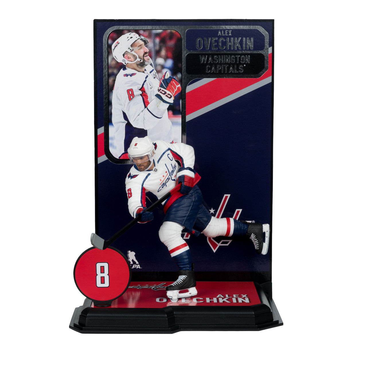Alexander Ovechkin Washington Capitals NHL McFarlane Toys White Uniform Legacy Series 7" Action Figure