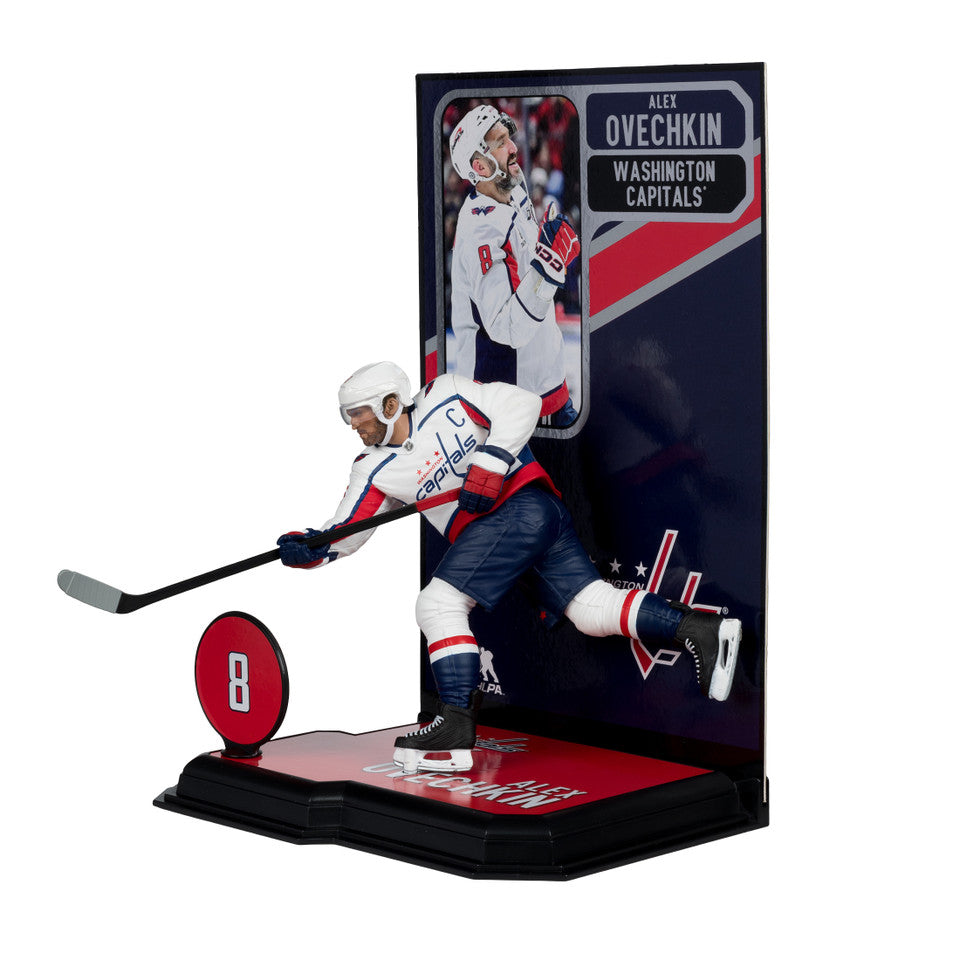 Alexander Ovechkin Washington Capitals NHL McFarlane Toys White Uniform Legacy Series 7" Action Figure