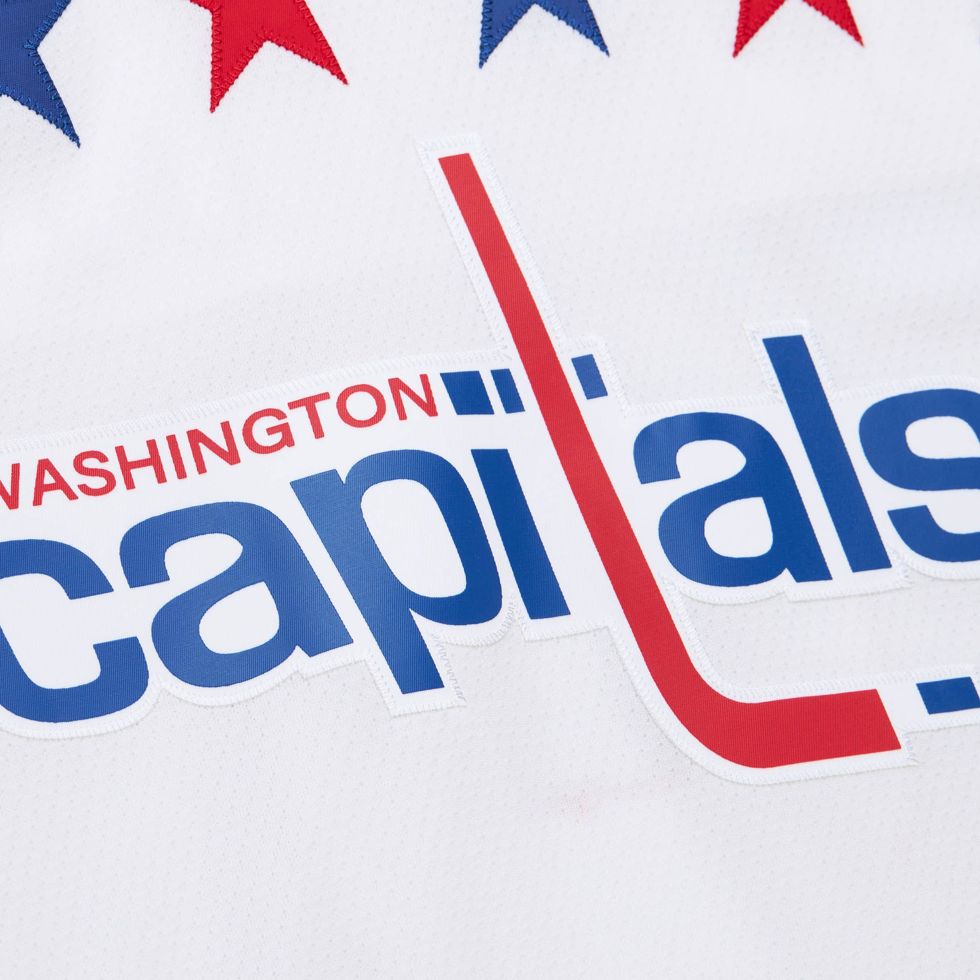 Alexander Ovechkin Washington Capitals NHL Mitchell & Ness Maillot authentique blanc 2012 Alternate Blue Line pour hommes