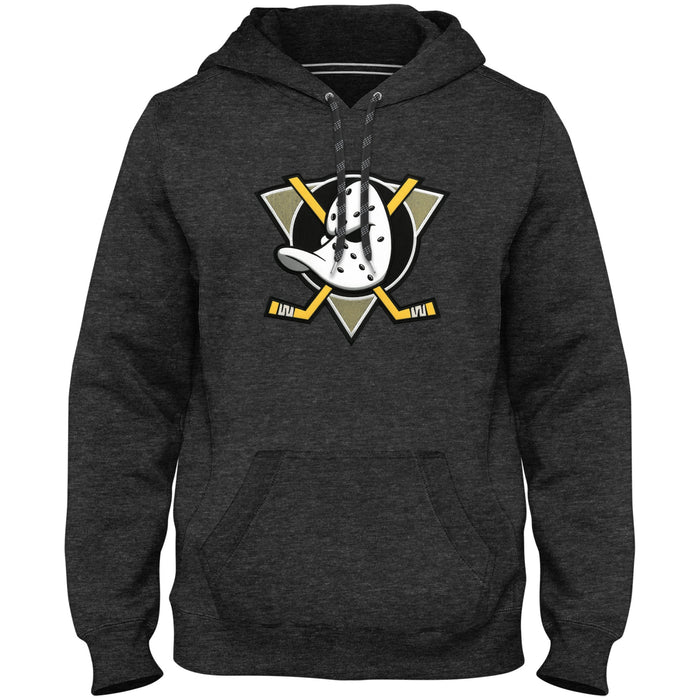 Anaheim Ducks NHL Bulletin Men's Charcoal Express Twill Logo Hoodie