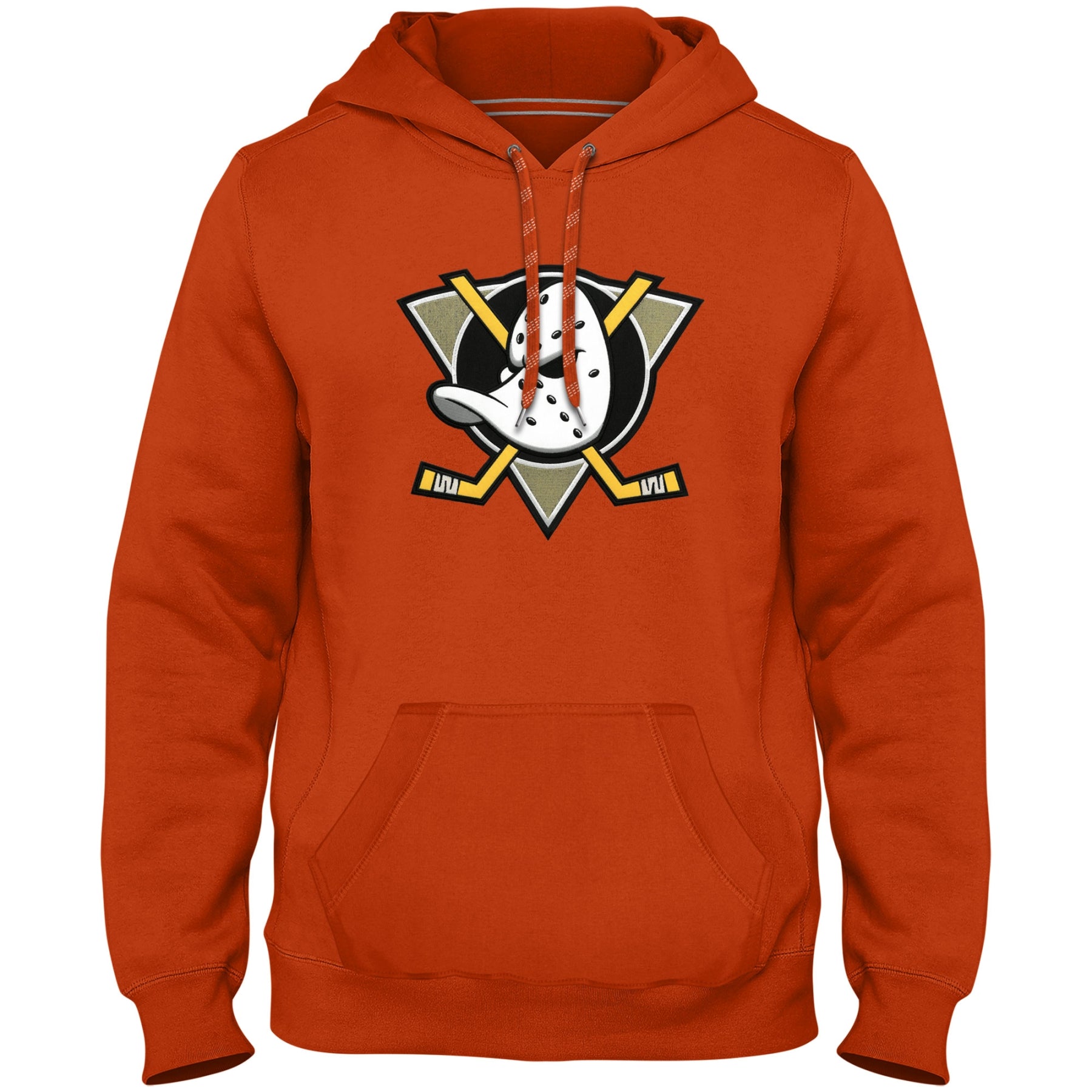 Sweat à capuche orange avec logo en sergé Express pour hommes, Anaheim Ducks, NHL Bulletin