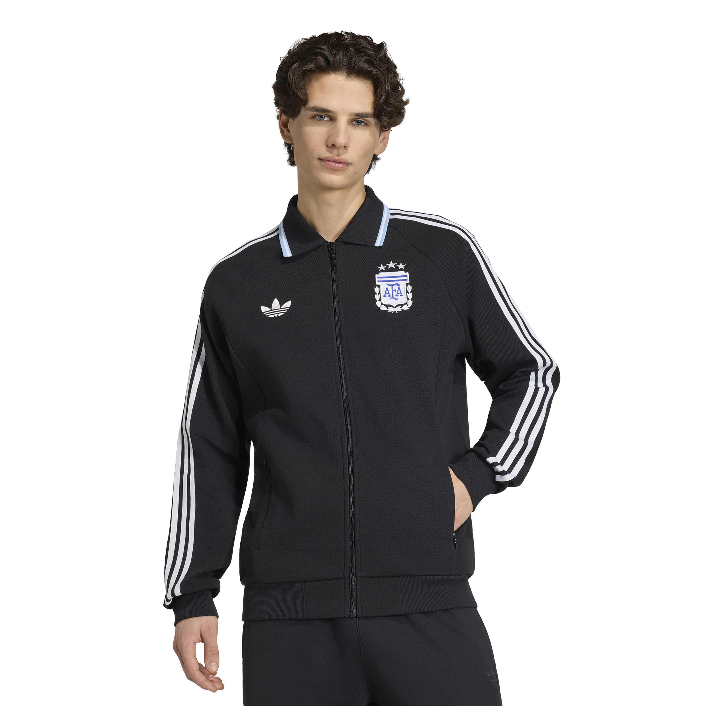 Argentina National Team FIFA Adidas Men's Black Anthem Jacket