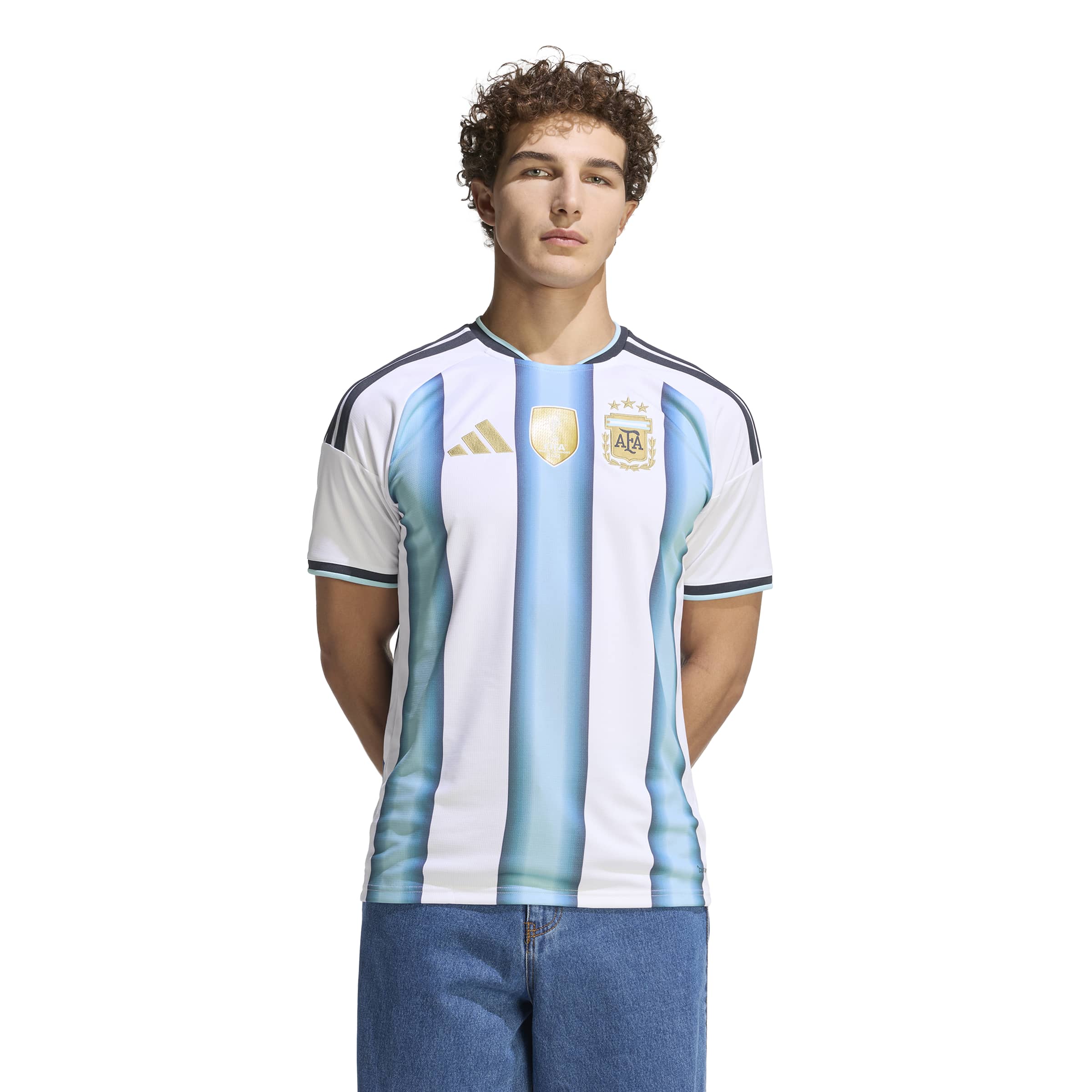 Argentina National Team FIFA Adidas Men's White 2025/26 Replica Home Jersey