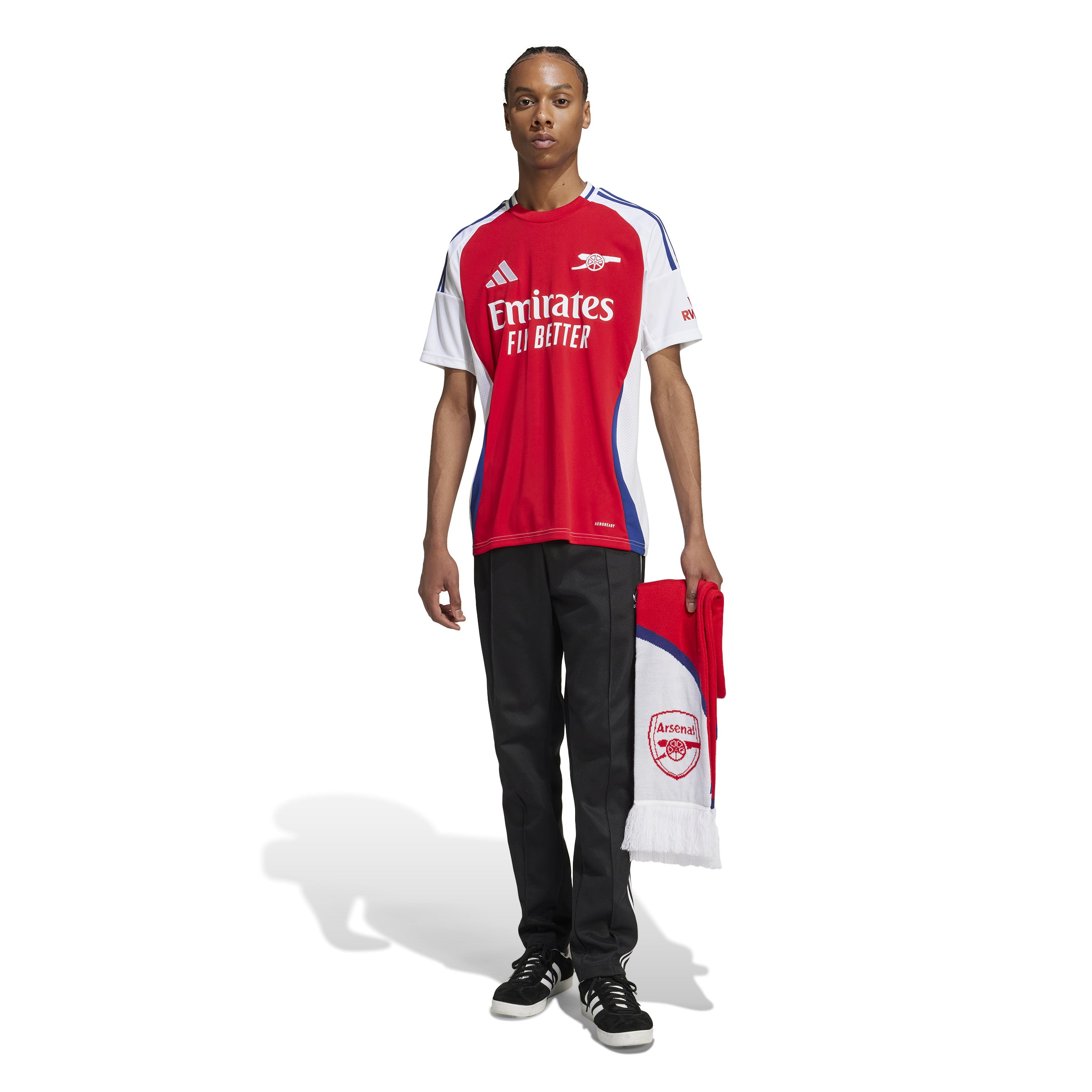 Arsenal FC EPL Adidas Men's Red 2024/25 Replica Home Jersey