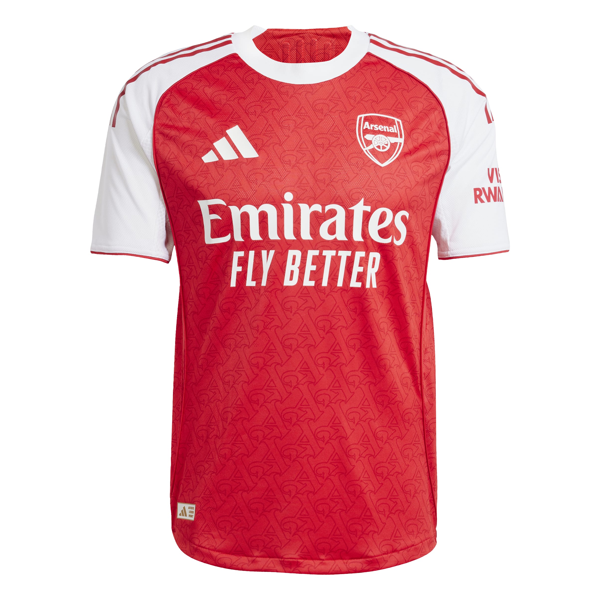Arsenal FC EPL Adidas Men's Red 2025/26 Authentic Home Jersey