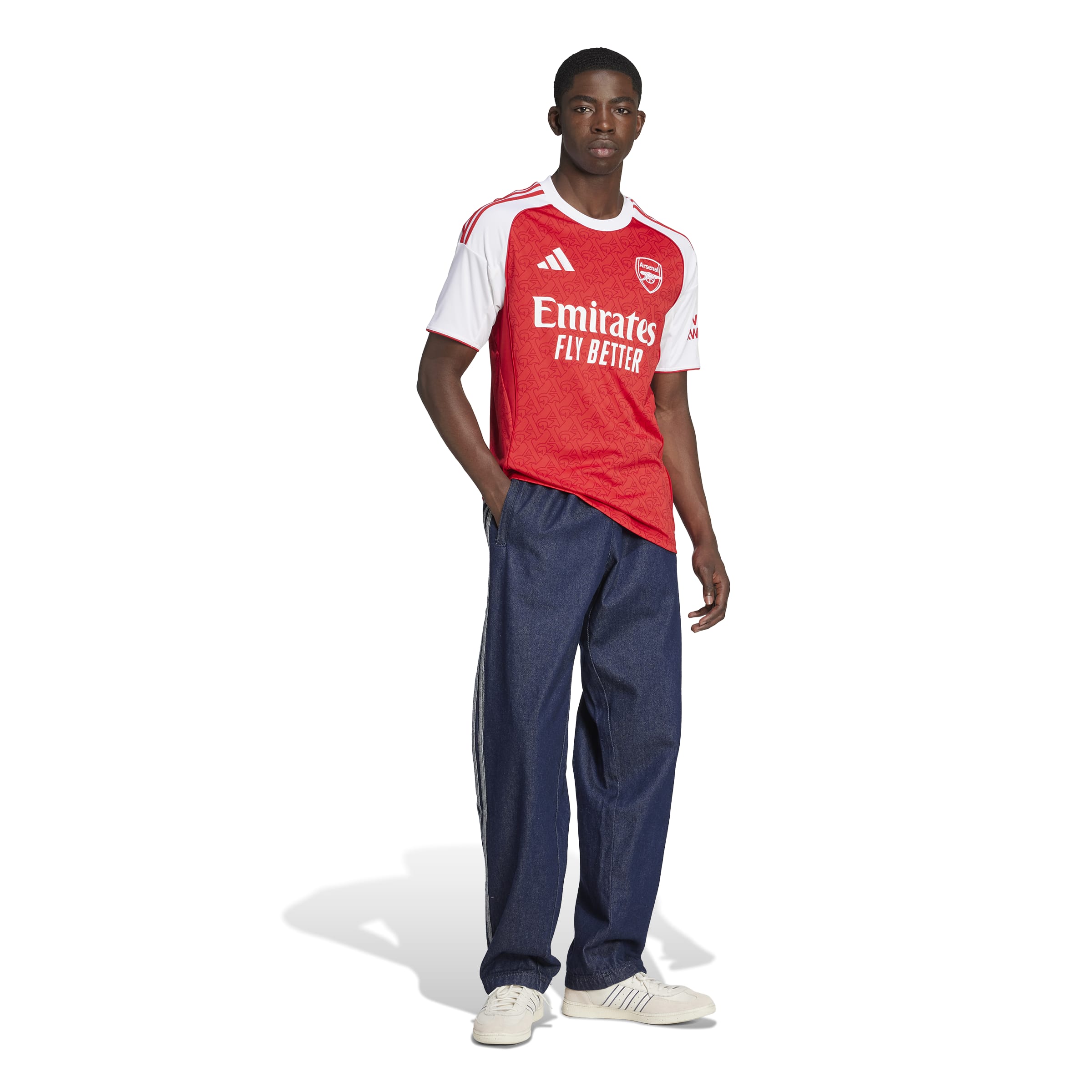 Arsenal FC EPL Adidas Men's Red 2025/26 Replica Home Jersey
