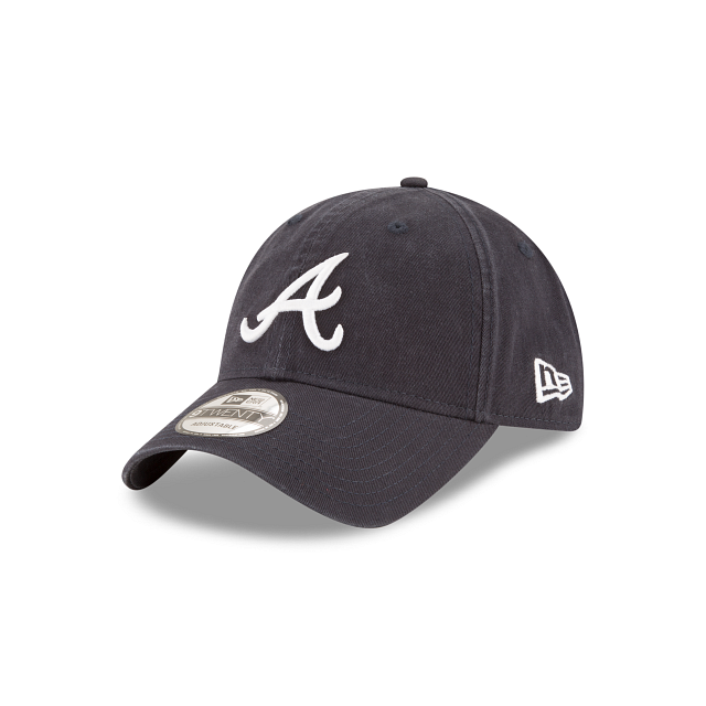 Atlanta Braves MLB New Era Men's Navy 9Twenty Core Classic Alternate Road Adjustable Hat