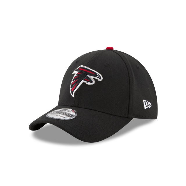 Atlanta Falcons NFL New Era Casquette noire 39Thirty Team Classic Stretch Fit pour hommes