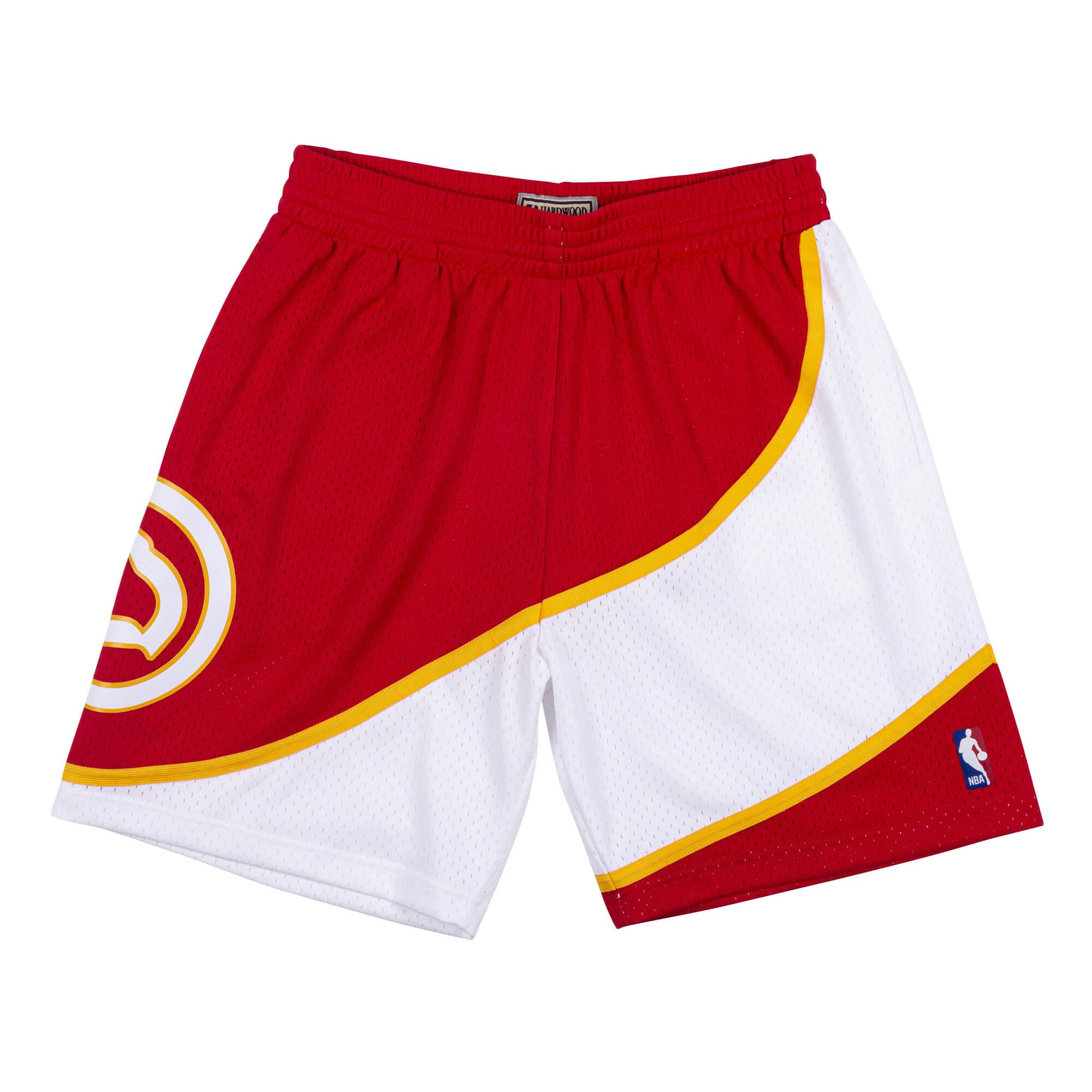 Atlanta Hawks NBA Mitchell & Ness Men's Red 1986-87 Hardwood Classics Swingman Shorts