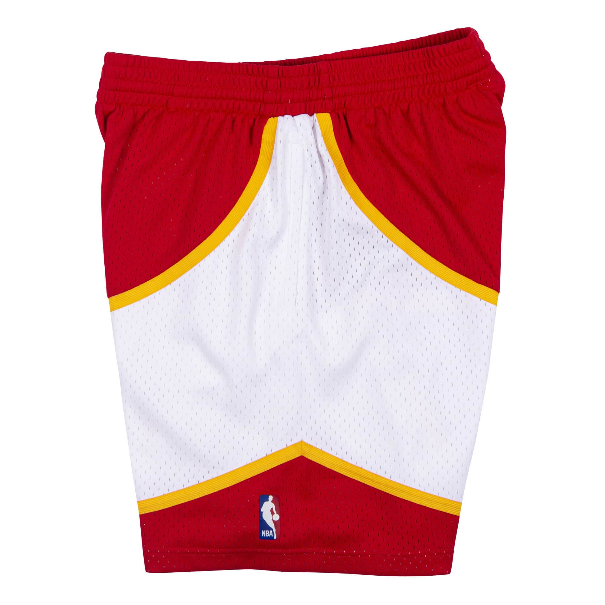 Atlanta Hawks NBA Mitchell & Ness Men's Red 1986-87 Hardwood Classics Swingman Shorts