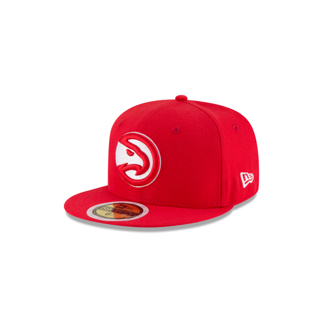 Atlanta Hawks NBA New Era Youth Red 59Fifty Basic Fitted Hat