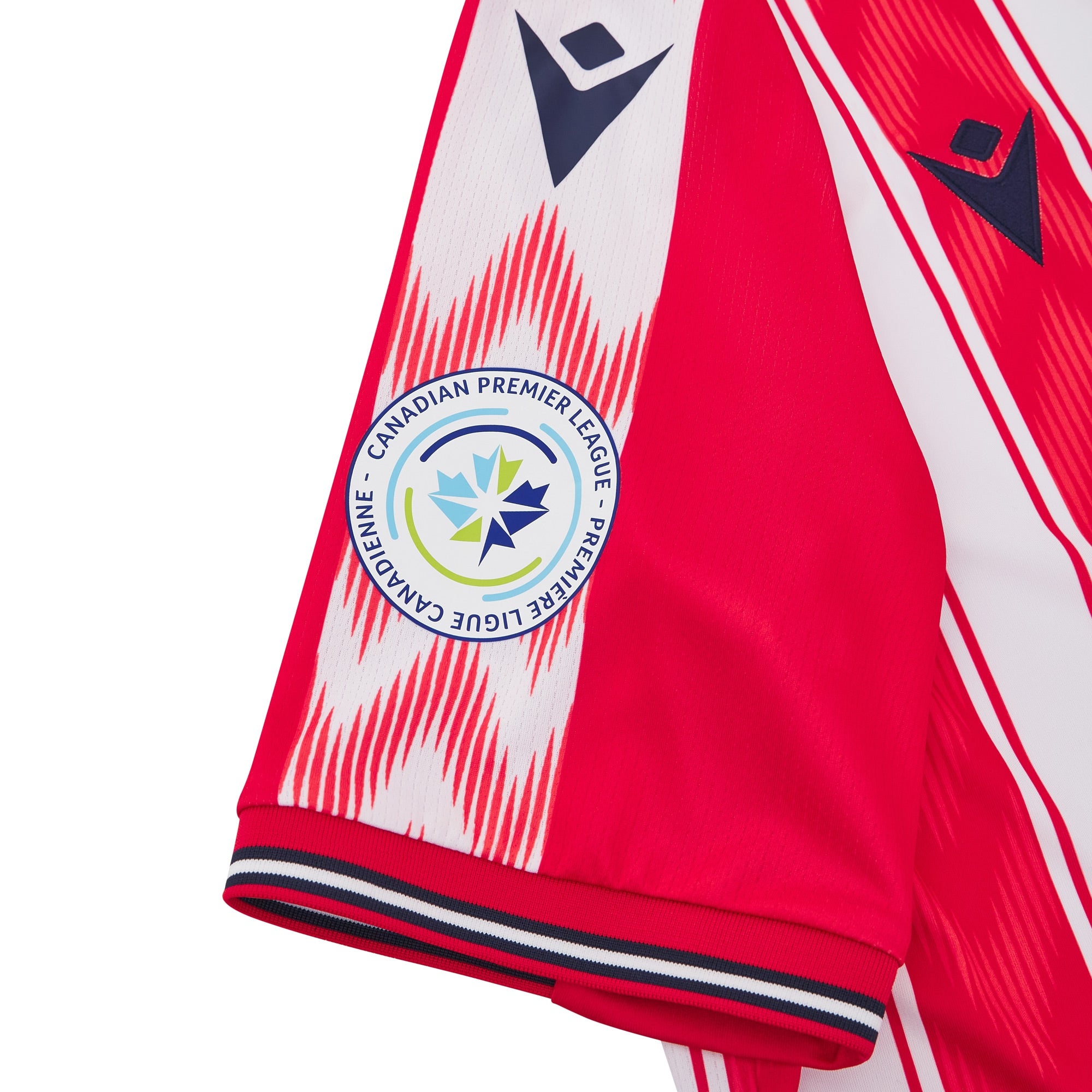 Atlético Ottawa CPL Macron Maillot de match primaire rouge 2025/26 pour homme