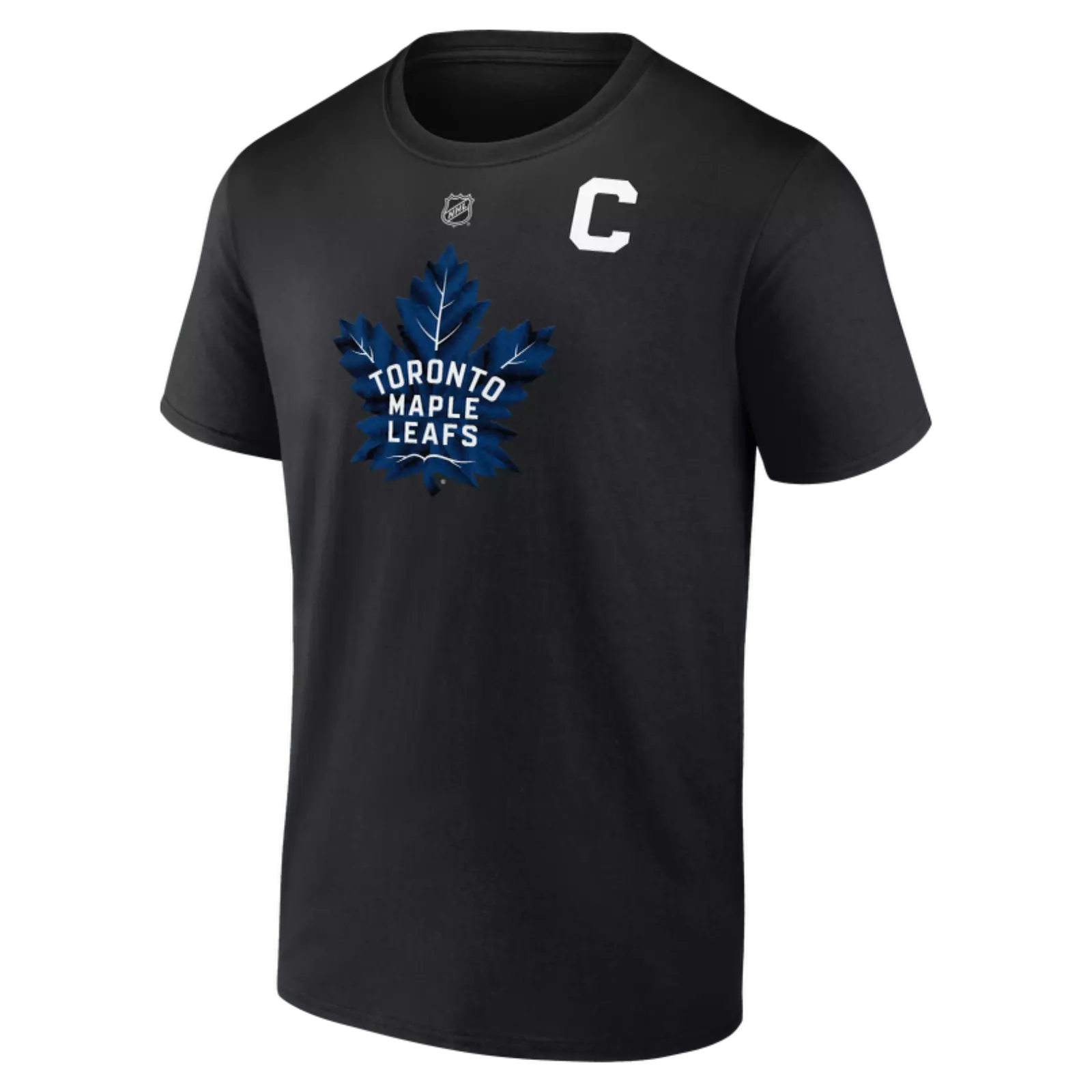 Auston Matthews Toronto Maple Leafs NHL Fanatics Branded Men's Black Alternate Authentic T Shirt