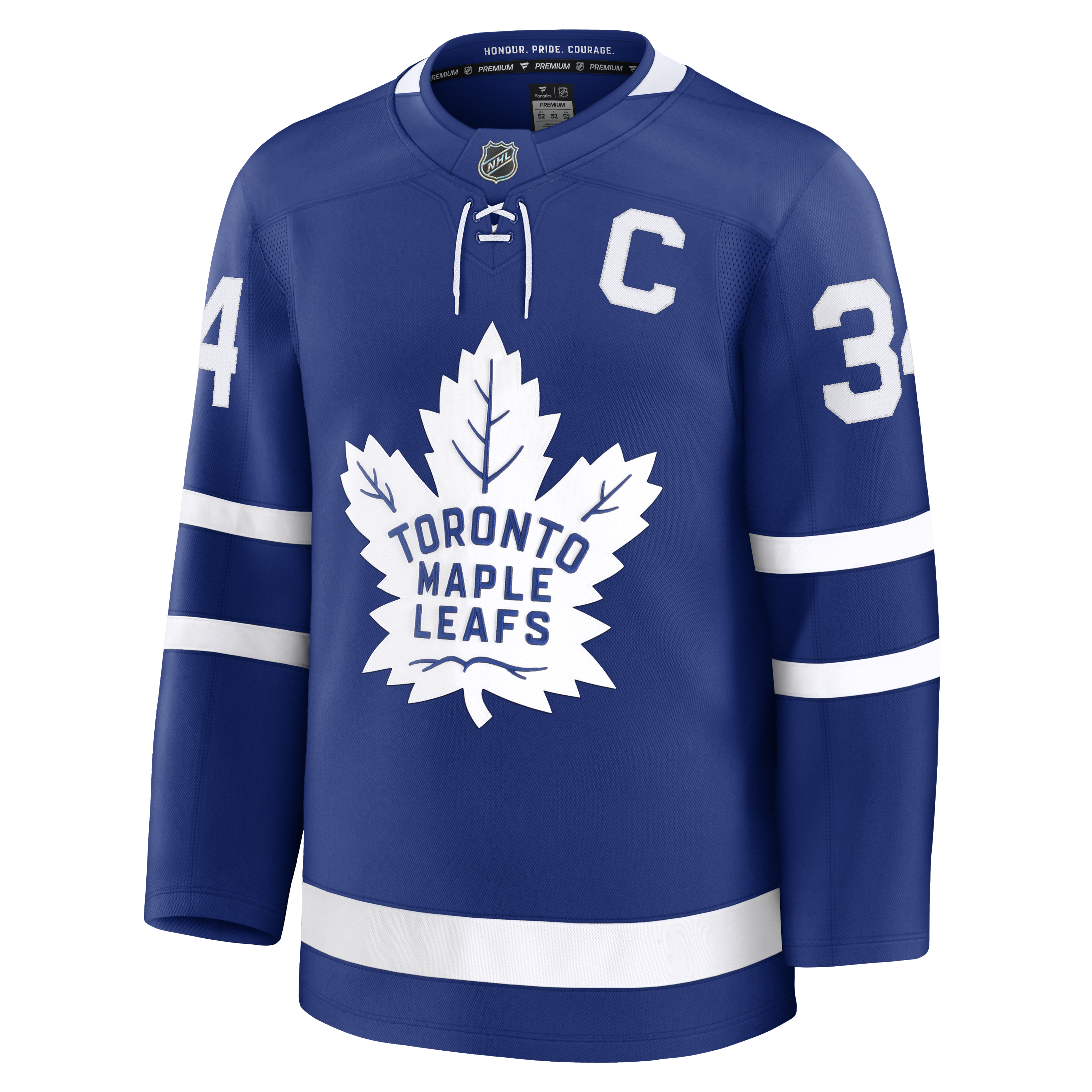 Auston Matthews Maple Leafs de Toronto NHL Fanatics Branded Maillot Premium bleu royal pour homme 