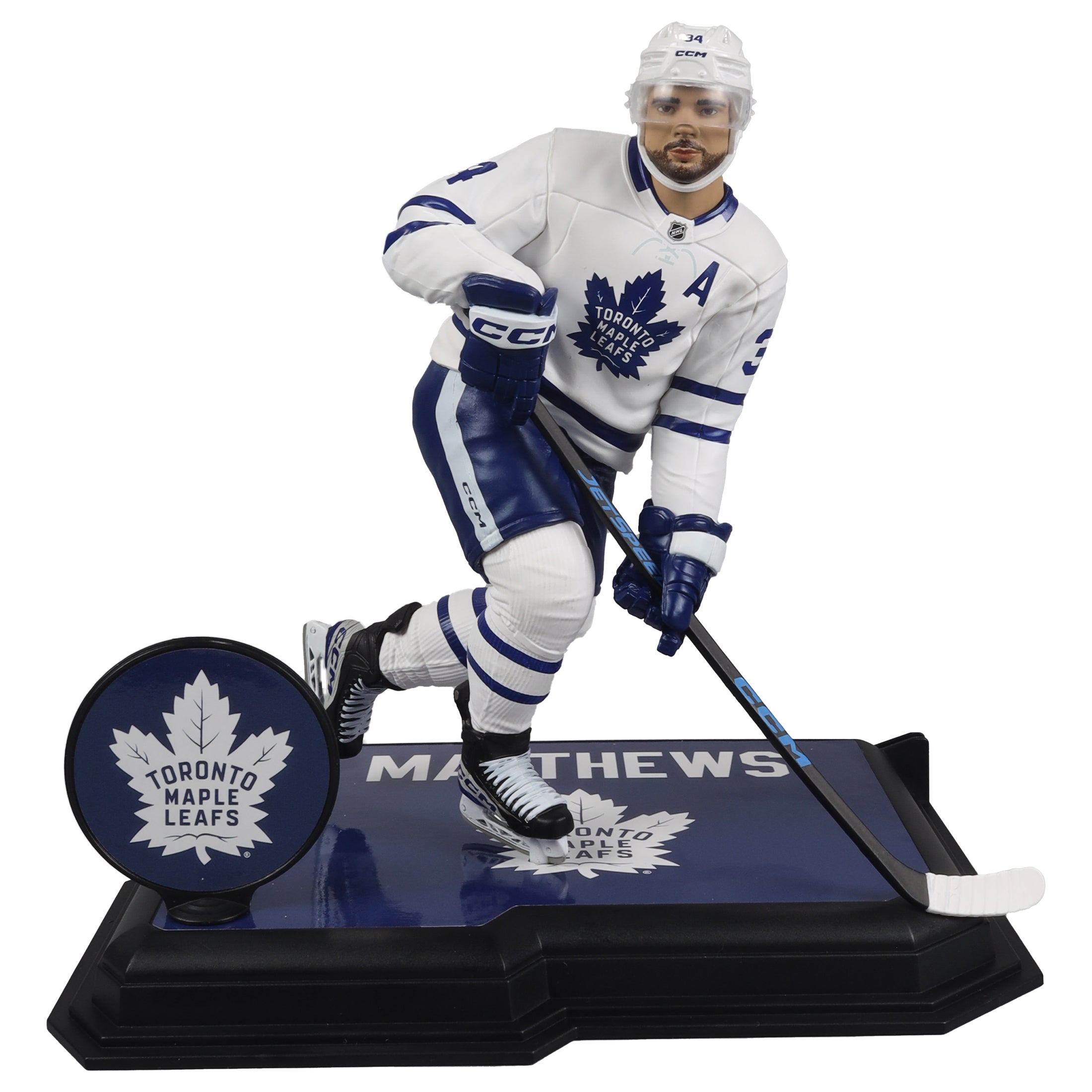 Auston Matthews Toronto Maple Leafs NHL McFarlane Toys Away Uniform Legacy Series 7" Action Figure