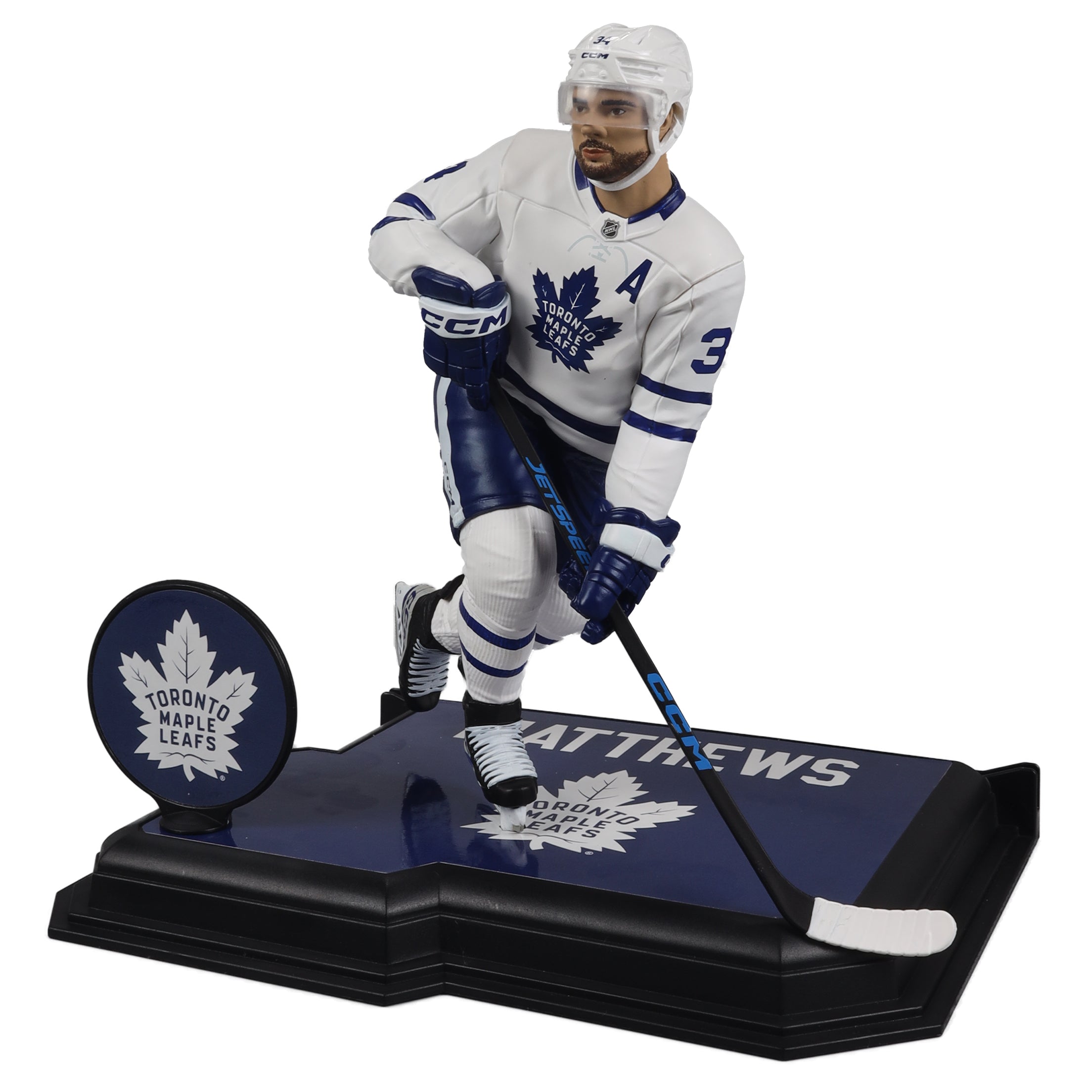 Auston Matthews Toronto Maple Leafs NHL McFarlane Toys Away Uniform Legacy Series 7" Action Figure