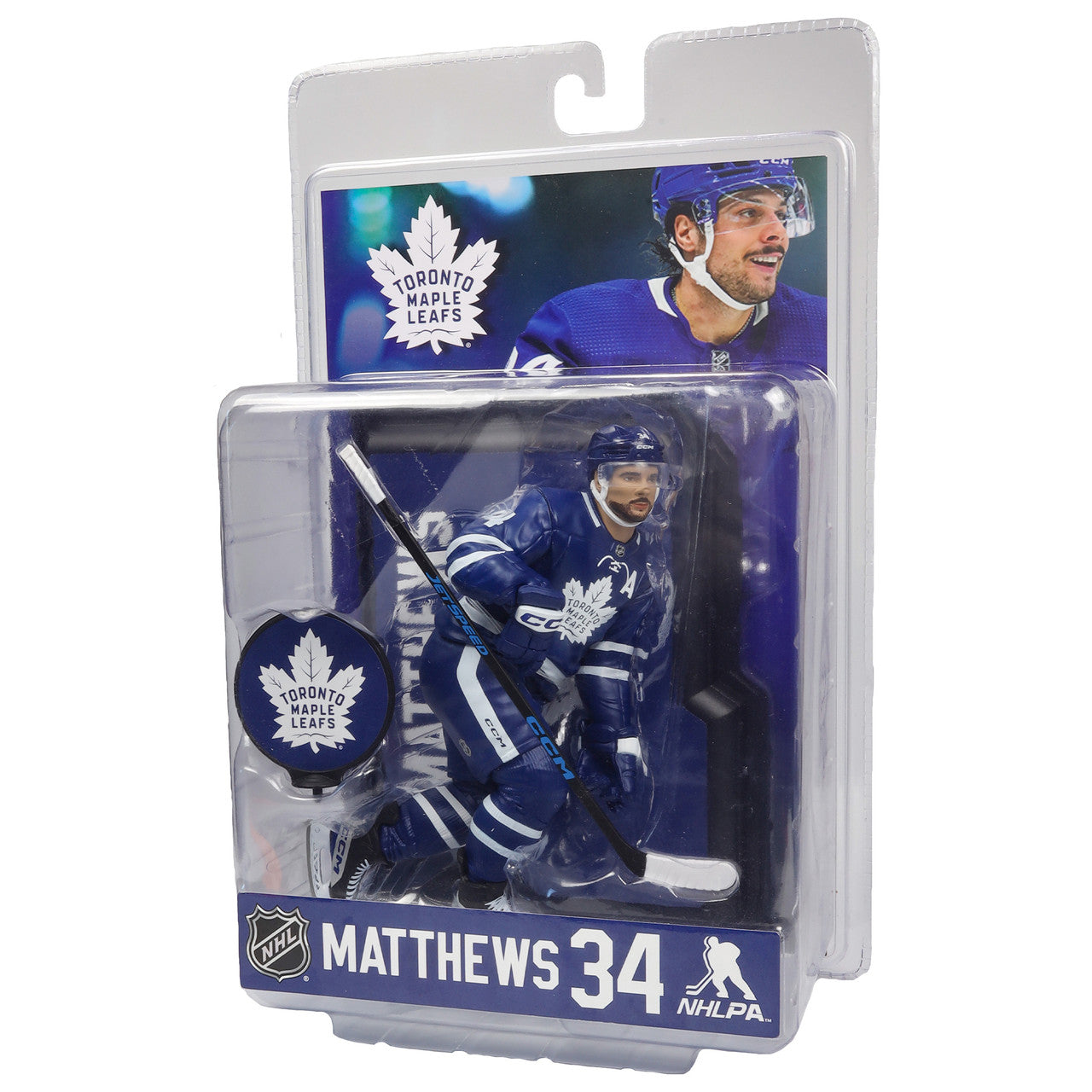 Auston Matthews Toronto Maple Leafs NHL McFarlane Toys Home Uniform Legacy Series 7" Action Figure