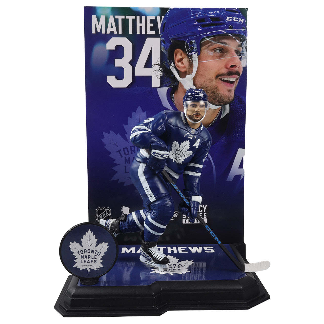 Auston Matthews Toronto Maple Leafs NHL McFarlane Toys Home Uniform Legacy Series 7" Action Figure