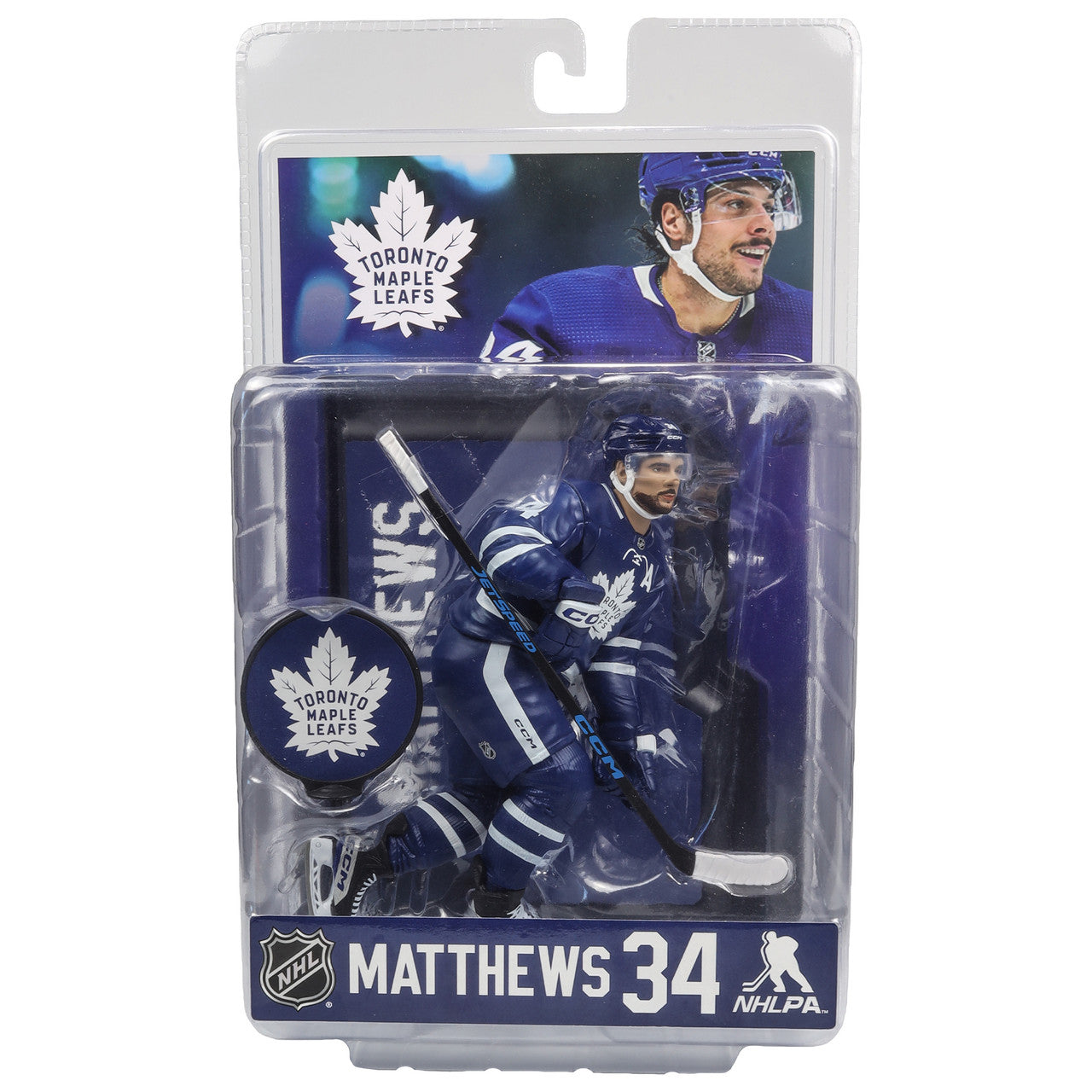 Auston Matthews Toronto Maple Leafs NHL McFarlane Toys Home Uniform Legacy Series 7" Action Figure