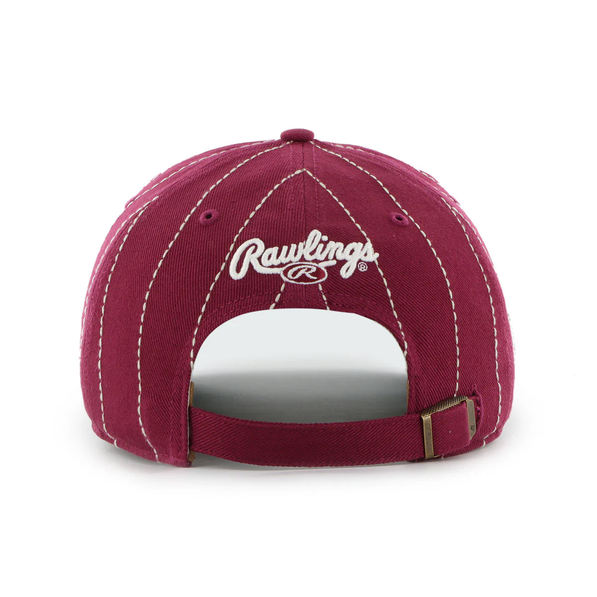 Philadelphia Phillies MLB 47 Brand Men's Burgundy Rawlings Pinstripe Hitch Adjustable Hat