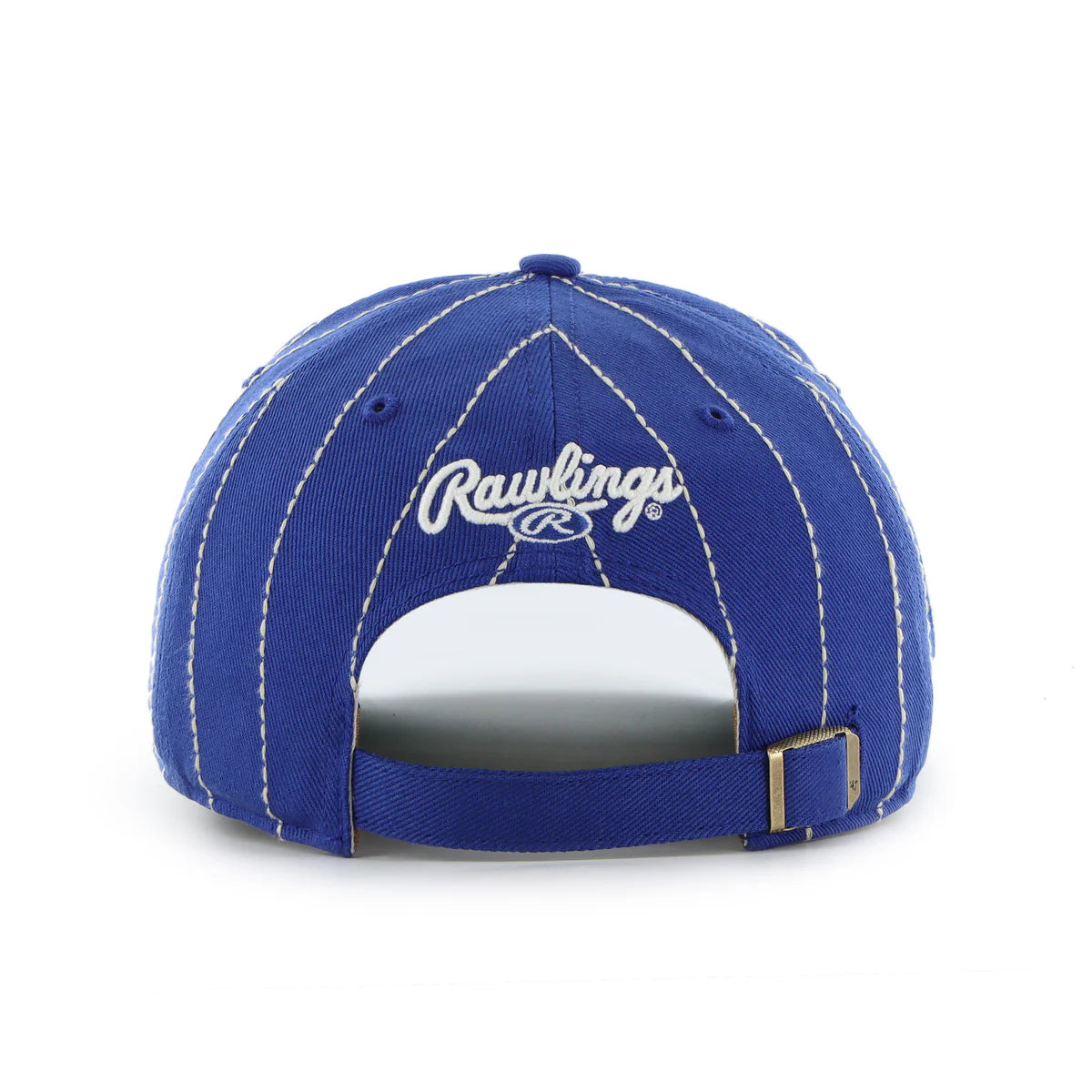 Casquette ajustée pinstripe Rawlings Royal 47 Brand pour homme des Expos de Montréal