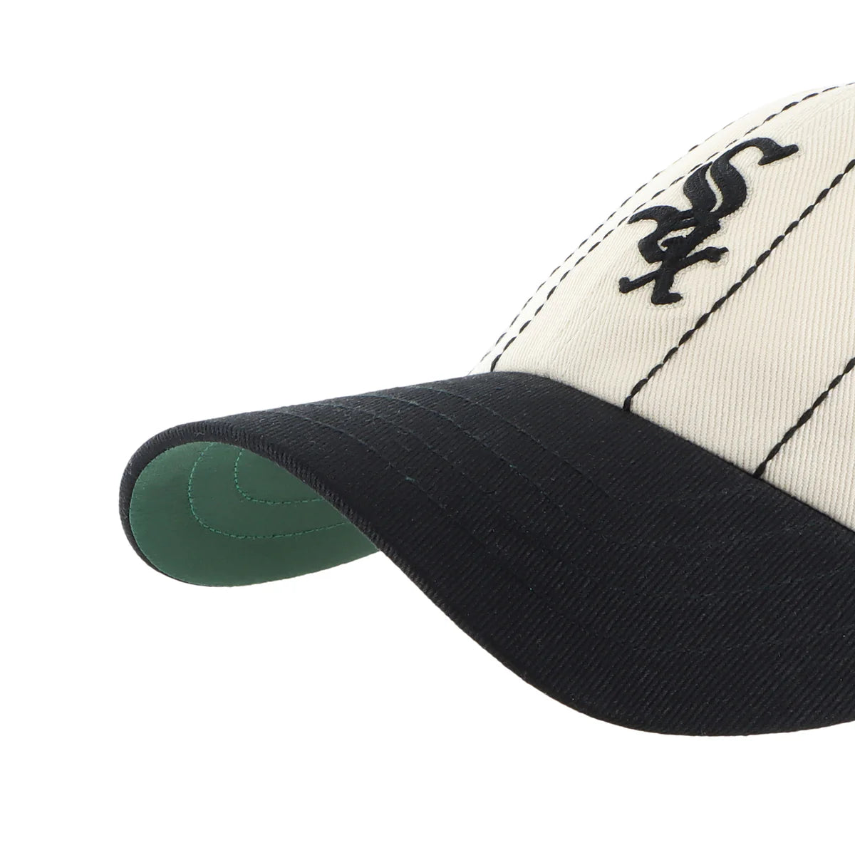 Casquette ajustée Chicago White Sox MLB 47 Brand pour homme, beige, à rayures, style Rawlings Clean Up