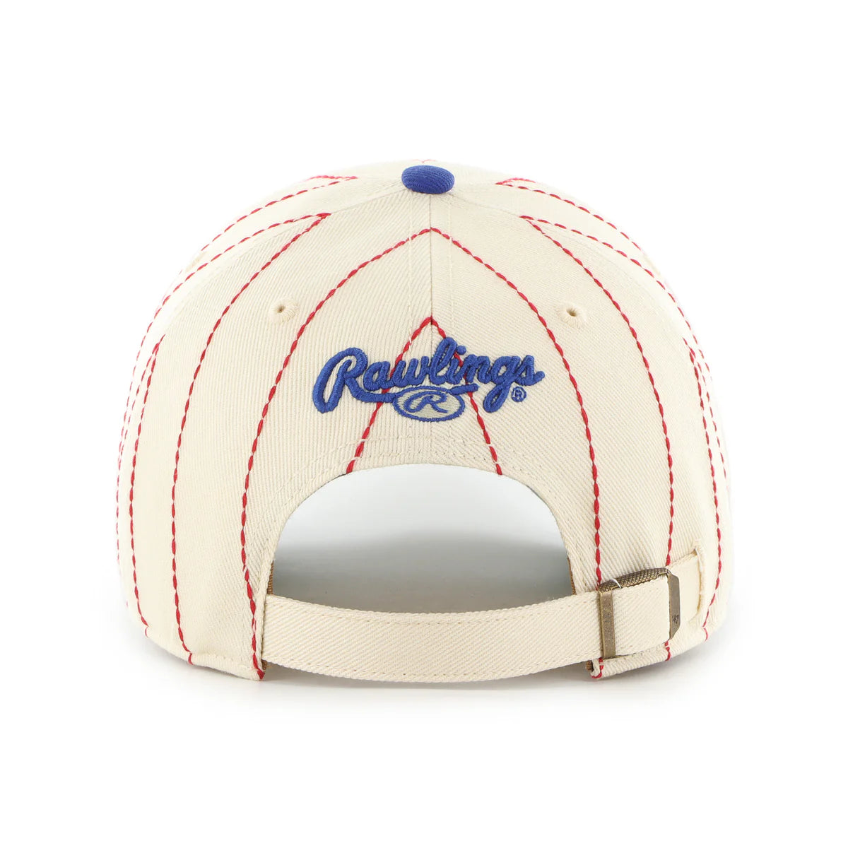 Montreal Expos MLB 47 Brand Men's Beige Rawlings Pinstripe Clean Up  Adjustable Hat