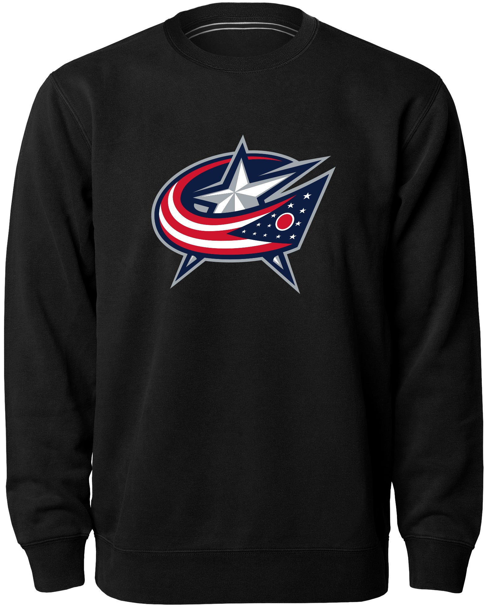 Columbus Blue Jackets NHL Bulletin Chandail ras du cou Express en sergé noir pour hommes