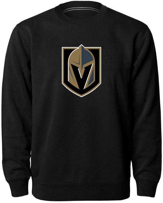 Las Vegas Golden Knights NHL Bulletin Men's Black Twill Logo Express Crew Sweater